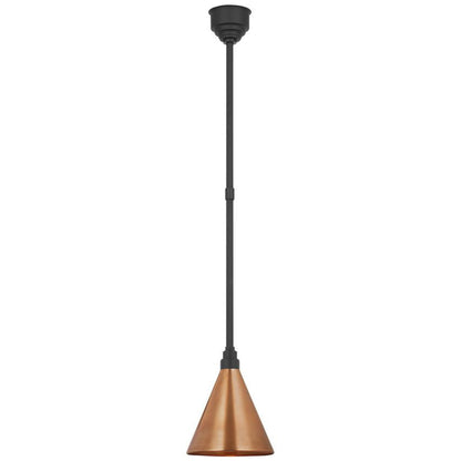 Visual Comfort Signature Academy Pendant 9 Matte Black