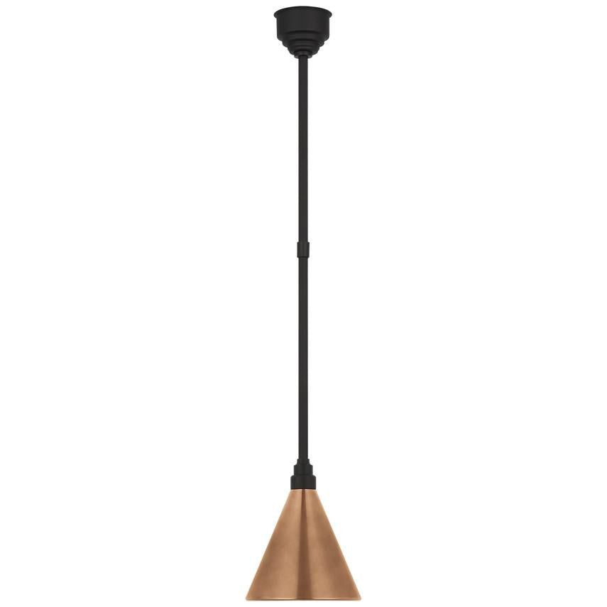 Visual Comfort Signature Academy Pendant 9 Hand-Rubbed Antique Brass