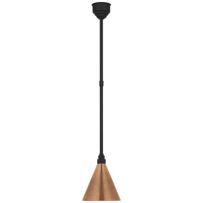 Visual Comfort Signature Academy Pendant 9 Hand-Rubbed Antique Brass