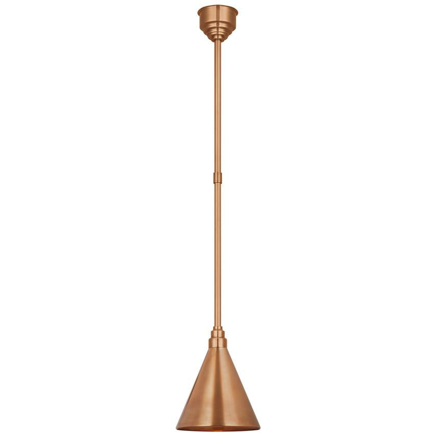 Visual Comfort & Co. Signature Collection Academy 9" Conical Savannah Pendant, Visual Comfort & Co. Signature Collection TOB 5818SC-SC N223X