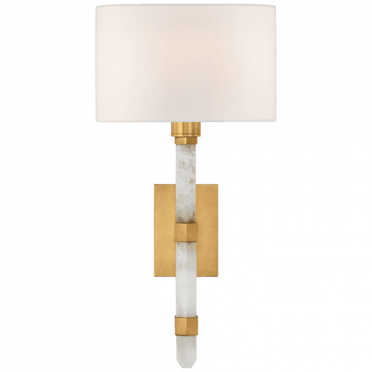 Visual Comfort Signature Adaline Tail Wall Sconce Antique-Burnished Brass