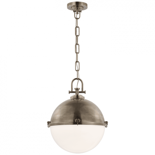 Visual Comfort Signature Adrian X-Large Globe Pendant Antique Nickel