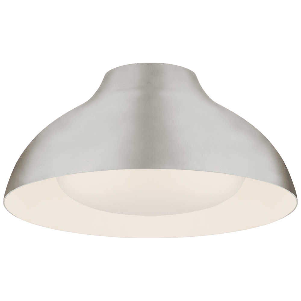 Visual Comfort Signature Agnes Flush Mount Burnished Silver Leaf