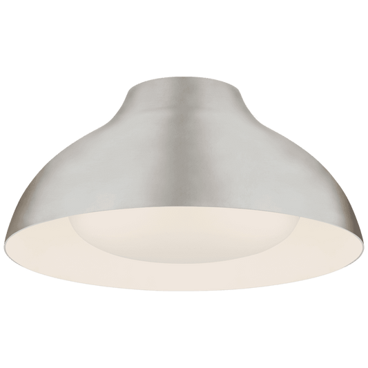 Visual Comfort Signature Agnes Flush Mount Burnished Silver Leaf