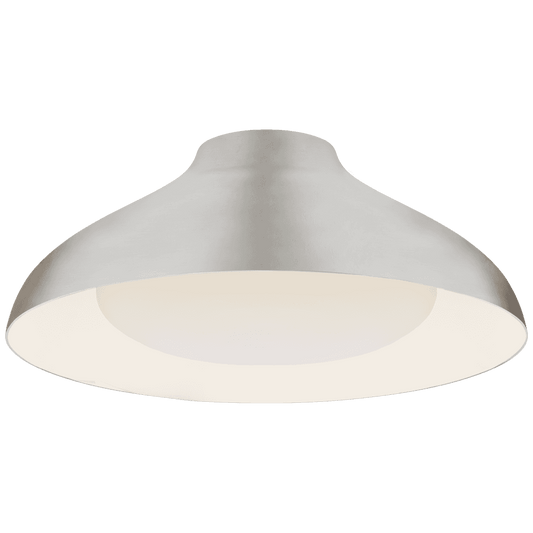 Visual Comfort Signature Agnes Flush Mount Burnished Silver Leaf