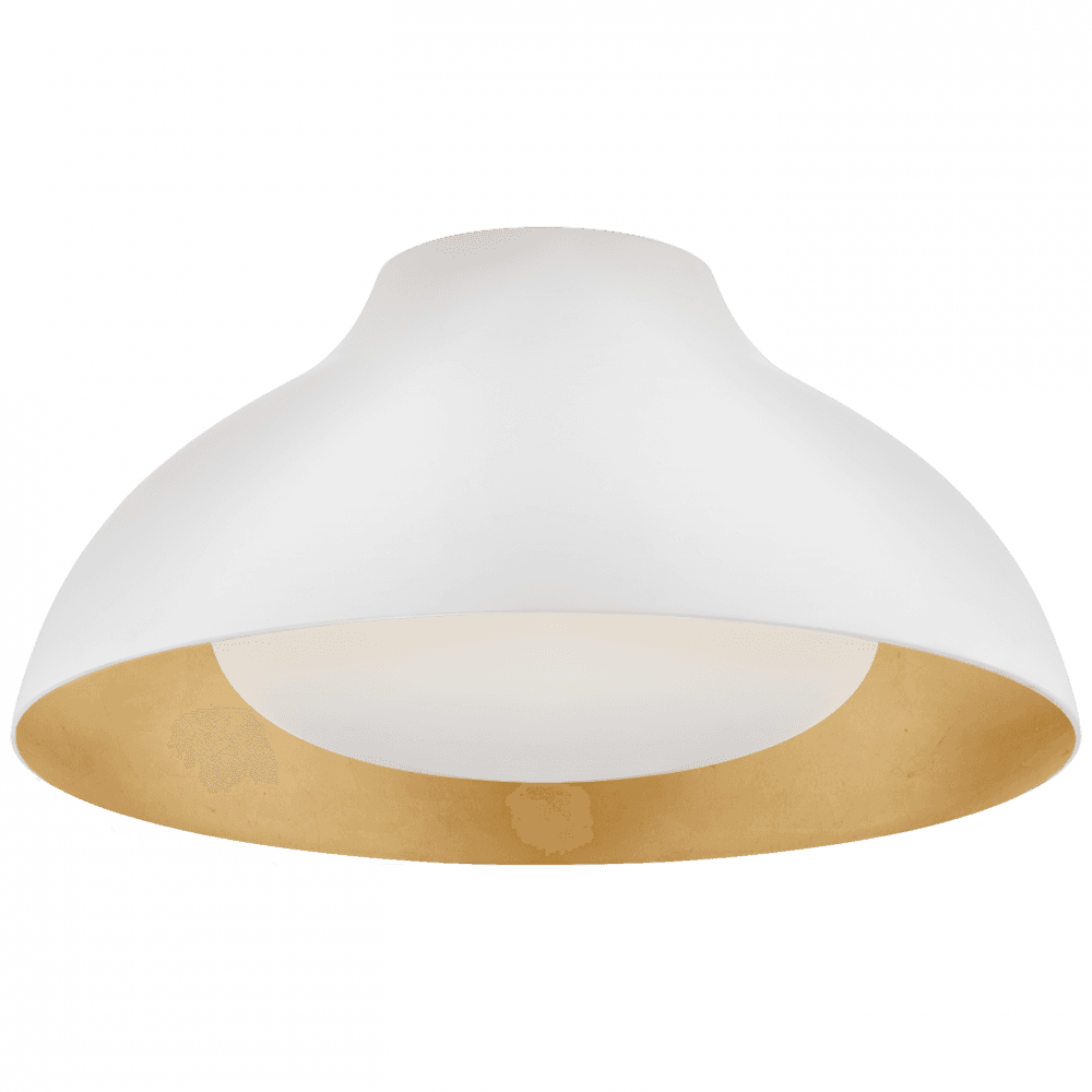 Visual Comfort Signature Agnes Flush Mount Plaster White