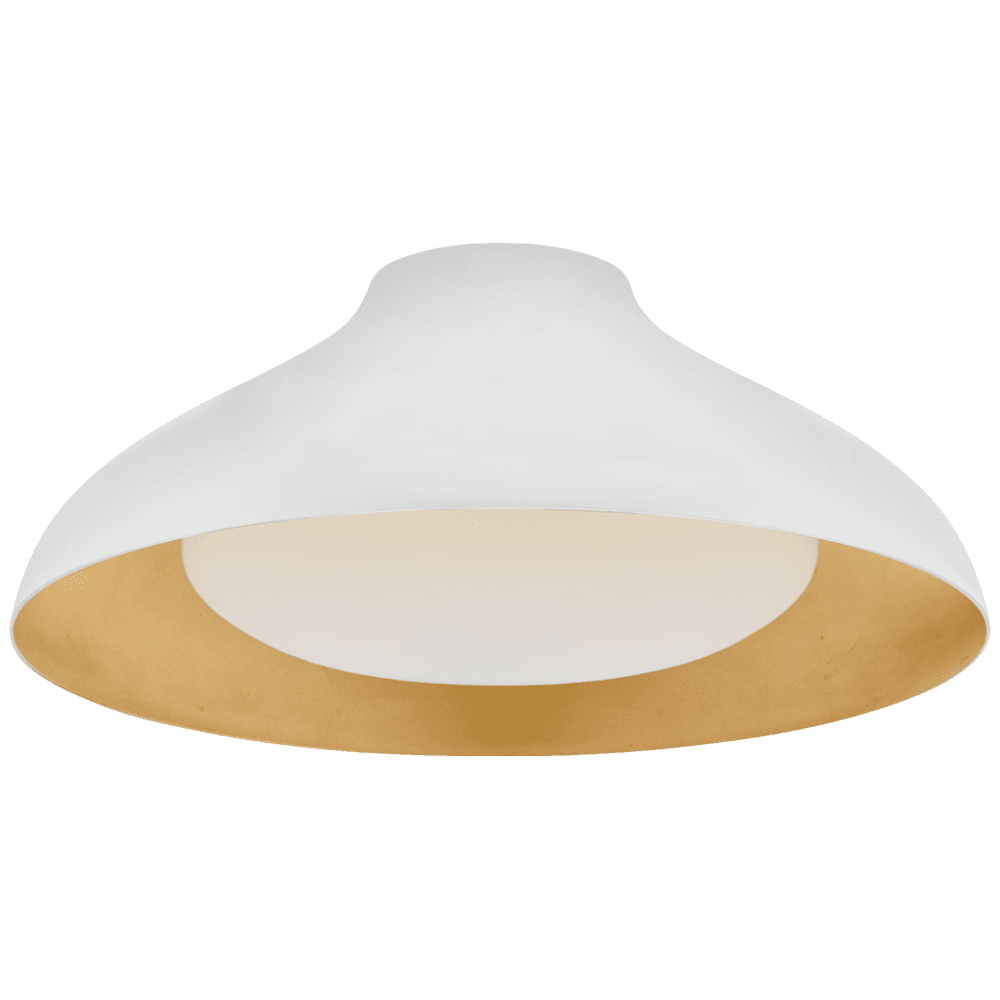 Visual Comfort Signature Agnes Flush Mount Plaster White