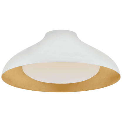 Visual Comfort Signature Agnes Flush Mount Plaster White