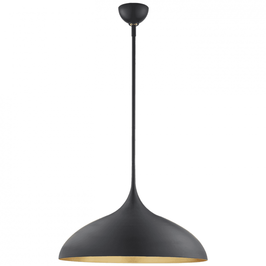 Visual Comfort Signature Agnes Pendant Burnished Silver Leaf