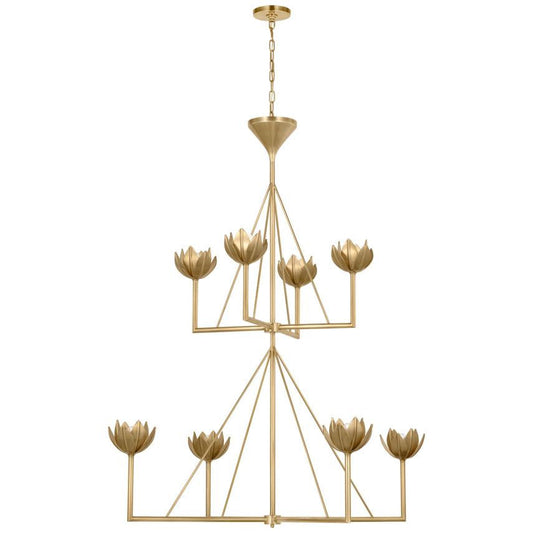 Visual Comfort Signature Alberto Chandelier Plaster White