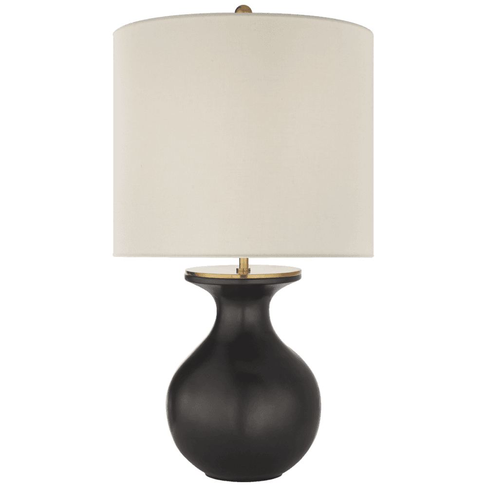 Visual Comfort Signature Albie Table Lamp Metallic Black
