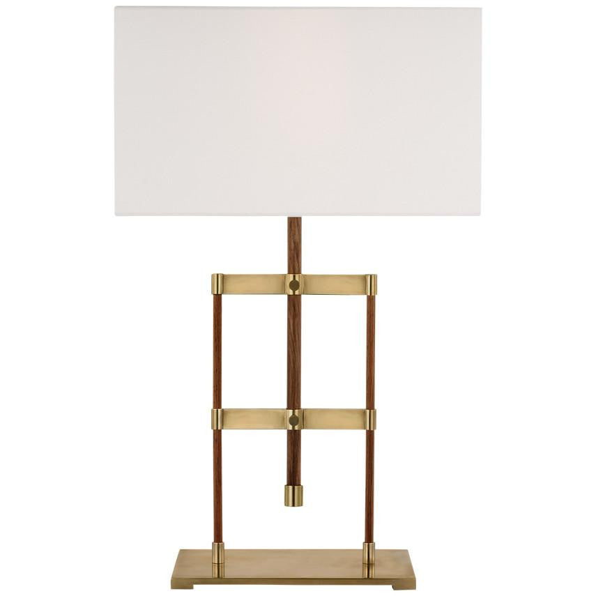 Visual Comfort & Co. Signature Collection Alda 25" Adjustable  Table Lamp, Visual Comfort & Co. Signature Collection RB 3030AB/W-L DDF9Z