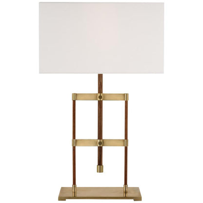 Visual Comfort & Co. Signature Collection Alda 25" Adjustable  Table Lamp, Visual Comfort & Co. Signature Collection RB 3030AB/W-L DDF9Z