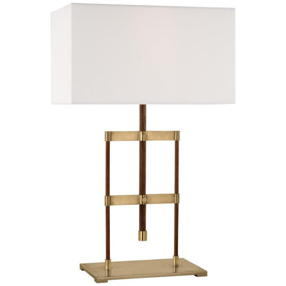 Visual Comfort & Co. Signature Collection Alda 25" Adjustable  Table Lamp, Visual Comfort & Co. Signature Collection RB 3030AB/W-L DDF9Z