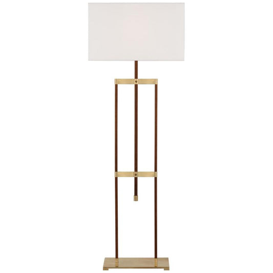 Visual Comfort Signature Alda 57 Bronze and Dark Walnut
