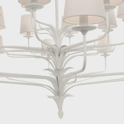 Visual Comfort & Co. Signature Collection Amalfi 50" Three-Tiered Chandelier, Visual Comfort & Co. Signature Collection CHC 5686PW-L DDE99