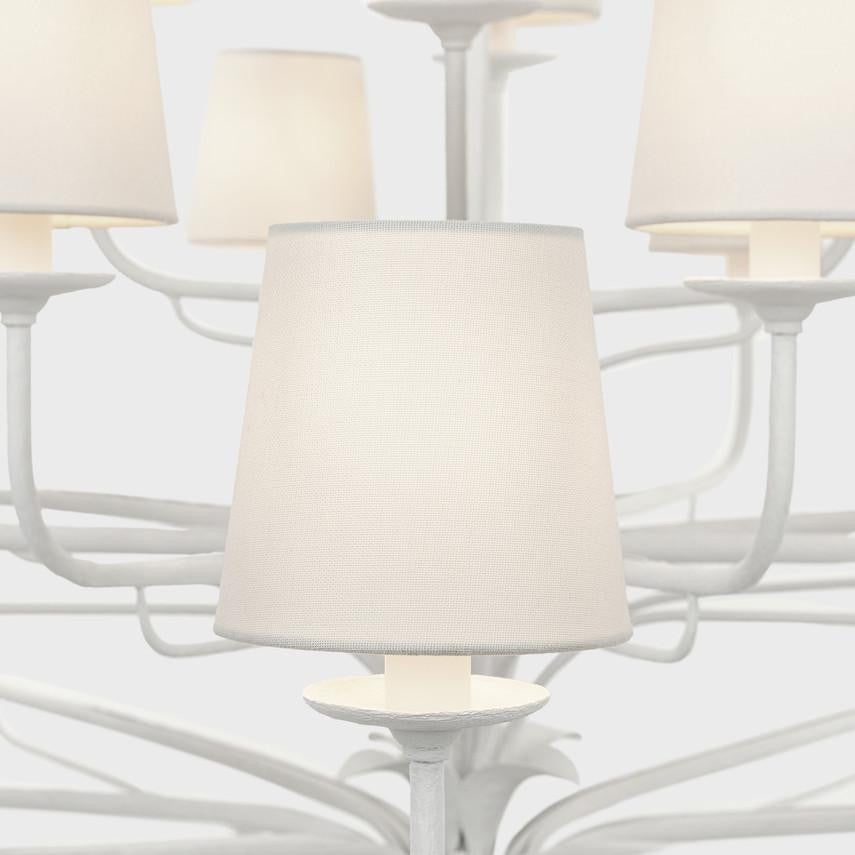 Visual Comfort & Co. Signature Collection Amalfi 50" Three-Tiered Chandelier, Visual Comfort & Co. Signature Collection CHC 5686PW-L DDE99