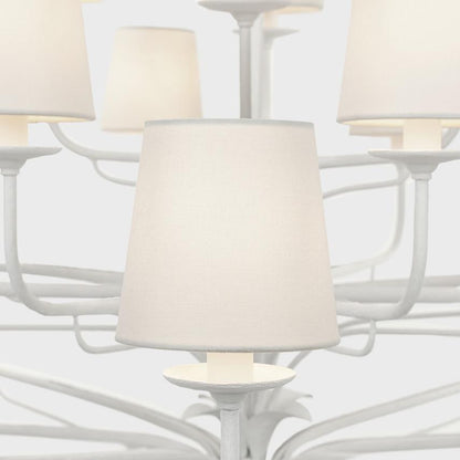 Visual Comfort & Co. Signature Collection Amalfi 50" Three-Tiered Chandelier, Visual Comfort & Co. Signature Collection CHC 5686PW-L DDE99