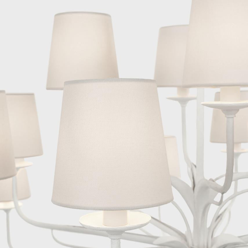 Visual Comfort & Co. Signature Collection Amalfi 50" Three-Tiered Chandelier, Visual Comfort & Co. Signature Collection CHC 5686PW-L DDE99