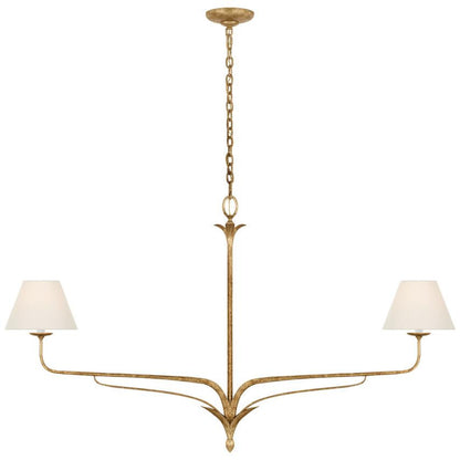 Visual Comfort & Co. Signature Collection Amalfi 57" Linear Chandelier, Visual Comfort & Co. Signature Collection CHC 5680MGO-L N1Y4U