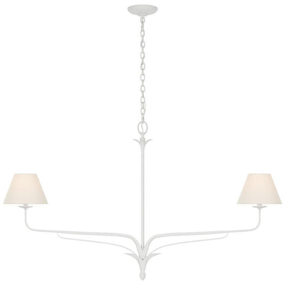 Visual Comfort & Co. Signature Collection Amalfi 57" Linear Chandelier, Visual Comfort & Co. Signature Collection CHC 5680PW-L N1Y4V