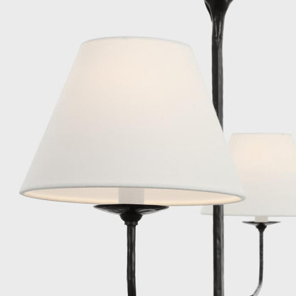 Visual Comfort & Co. Signature Collection Amalfi 57" Linear Chandelier, Visual Comfort & Co. Signature Collection CHC 5680WBK-L N1Y4T