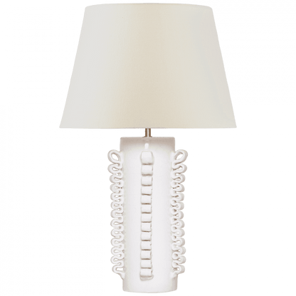 Visual Comfort Signature Amandine 25 Glossy White Crackle