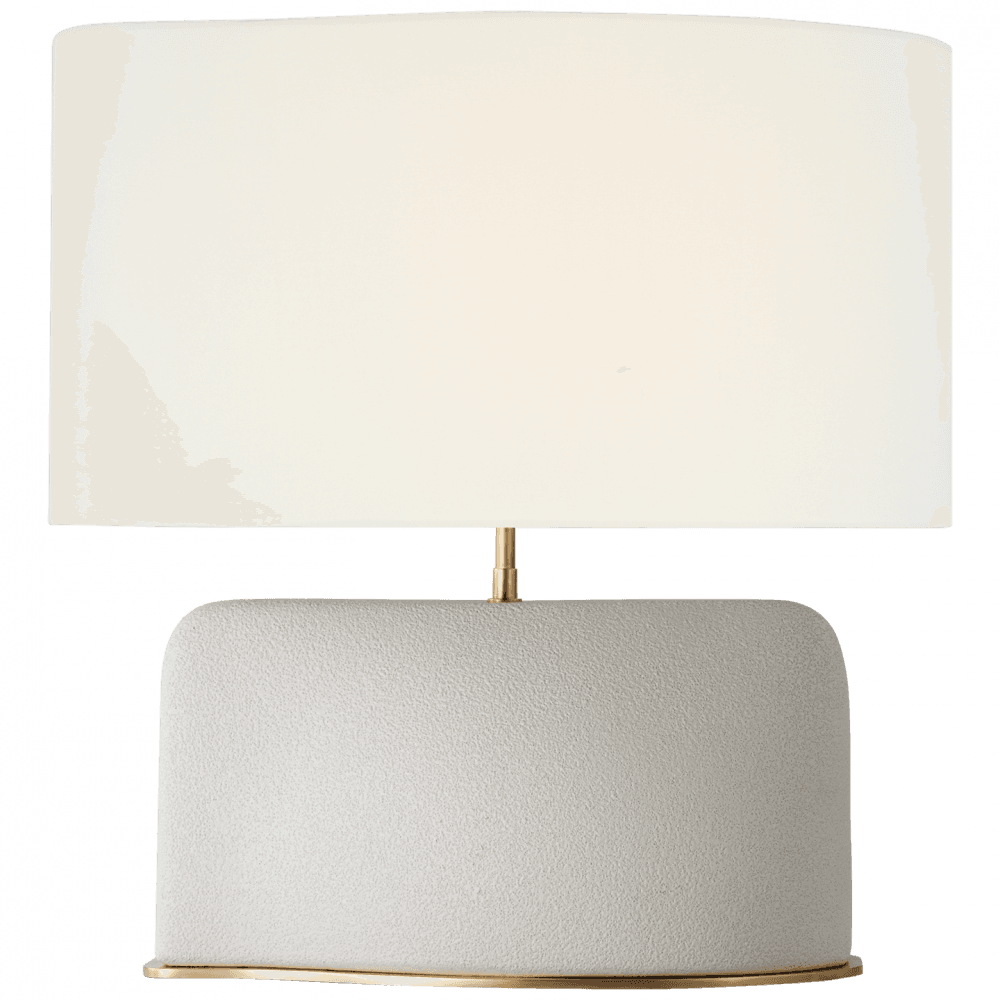 Visual Comfort Signature Amantani Medium Sculpted Form Table Lamp Porous White