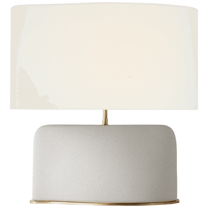 Visual Comfort Signature Amantani Medium Sculpted Form Table Lamp Porous White