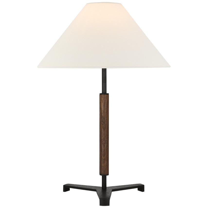 Visual Comfort Signature Amaya 20 Weathered Iron and Dark Walnut
