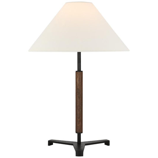 Visual Comfort Signature Amaya 20 Weathered Iron and Dark Walnut