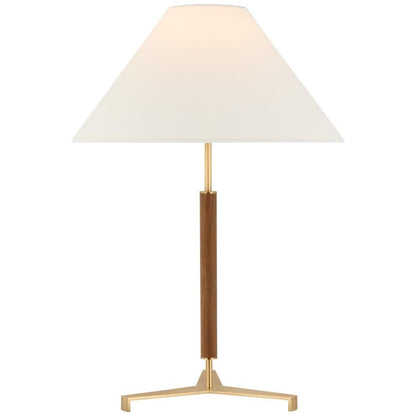 Visual Comfort Signature Amaya 28 Weathered Iron and Dark Walnut