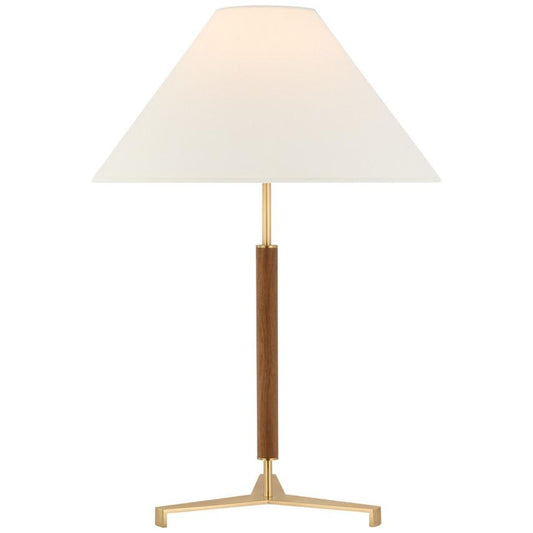 Visual Comfort Signature Amaya 28 Weathered Iron and Dark Walnut