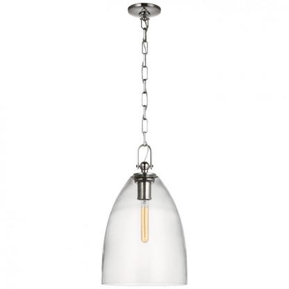 Visual Comfort Signature Andros Large Pendant Polished Nickel