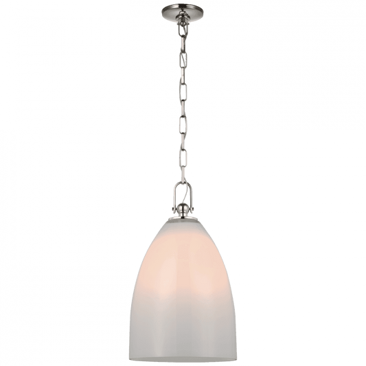 Visual Comfort Signature Andros Large Pendant Polished Nickel
