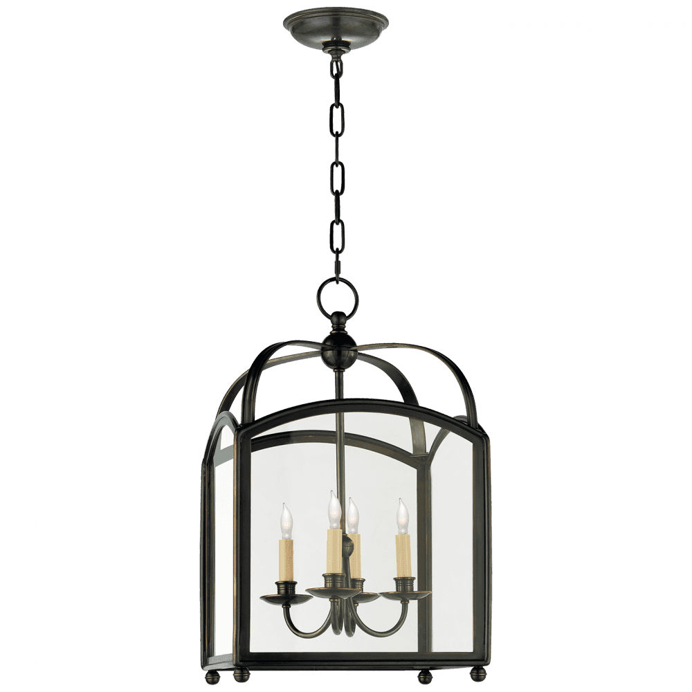 Visual Comfort Signature Arch Top Lantern Pendant Bronze