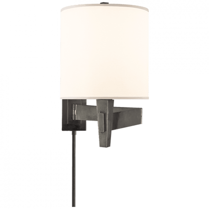 Visual Comfort Signature Architect's Swing Arm Wall Sconce With Plug Bronze
