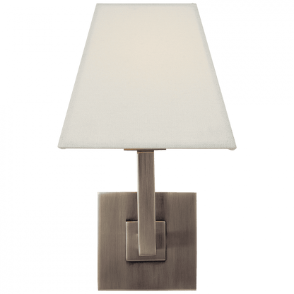 Visual Comfort Signature Architectural Wall Sconce Brushed Steel