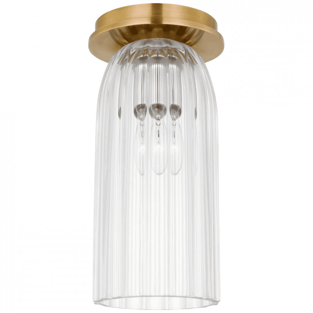 Visual Comfort Signature Asalea Monopoint Flush Mount Polished Nickel