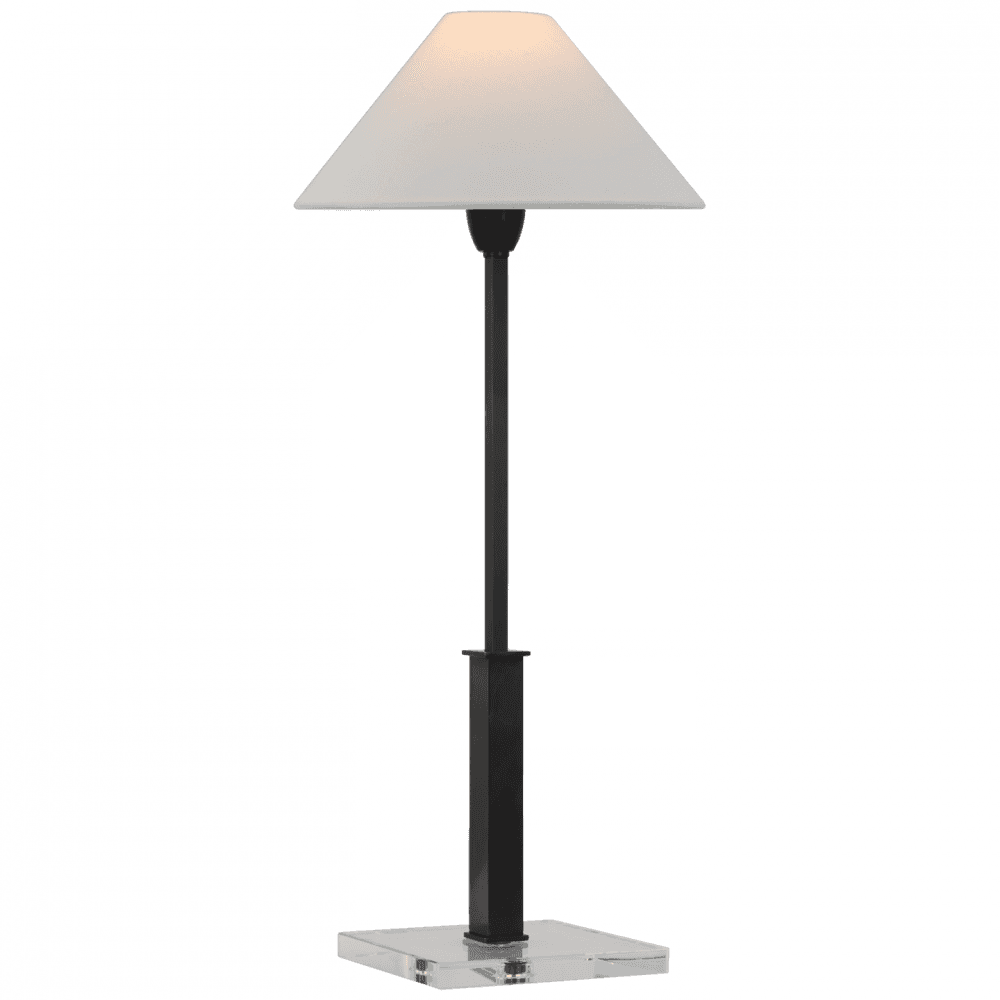 Visual Comfort Signature Asher Table Lamp Bronze and Crystal