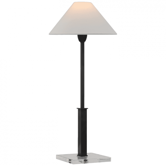 Visual Comfort Signature Asher Table Lamp Bronze and Crystal
