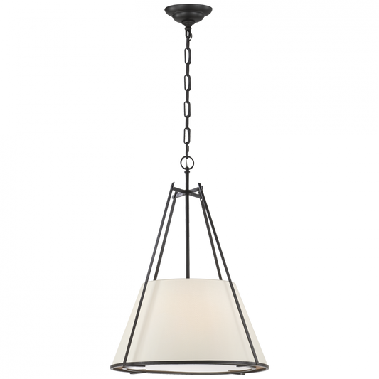 Visual Comfort Signature Aspen Conical Hanging Shade Blackened Rust