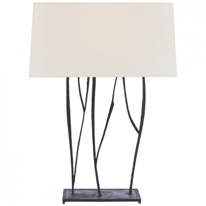 Visual Comfort Signature Aspen Console Lamp Blackened Rust