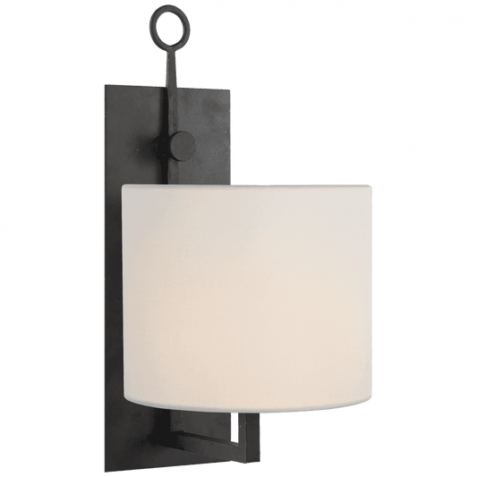 Visual Comfort Signature Aspen Iron Wall Lamp Blackened Rust