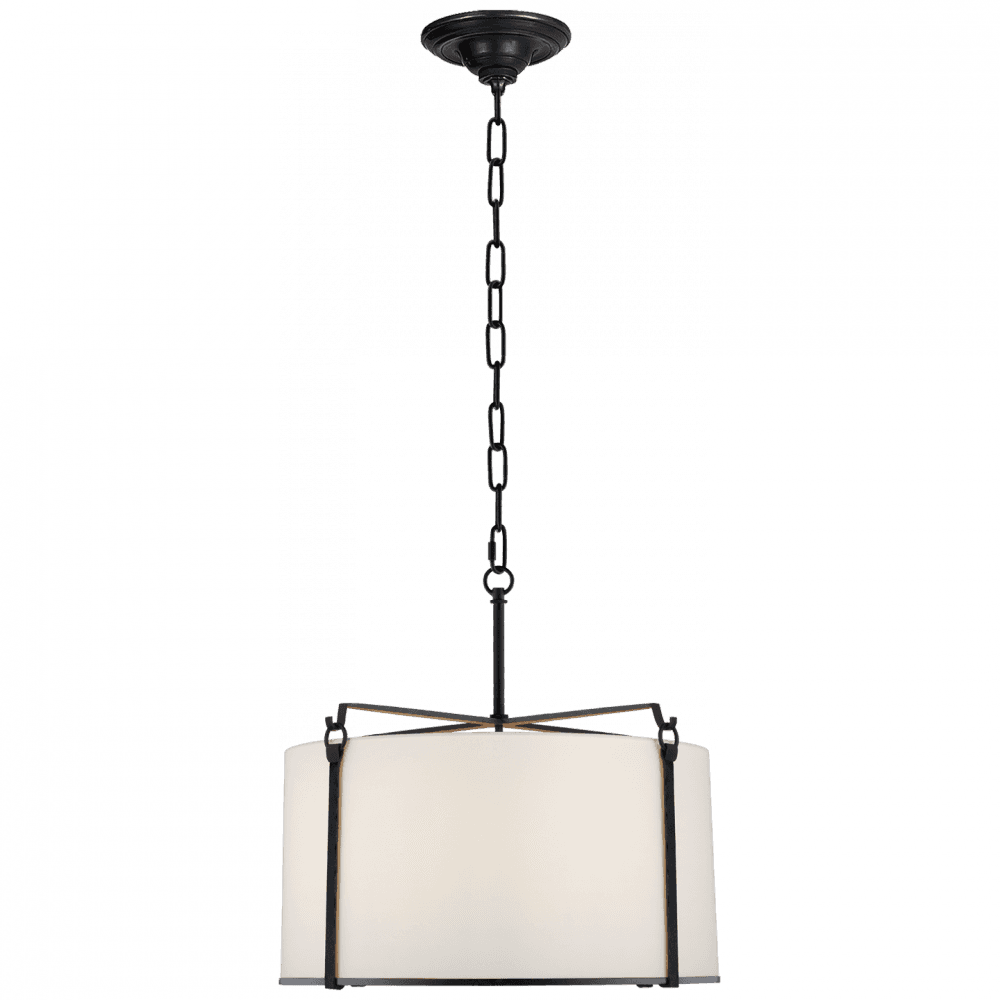 Visual Comfort Signature Aspen Medium Hanging Shade Blackened Rust