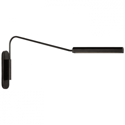 Visual Comfort & Co. Signature Collection Austin Large Articulating Wall Light, 1-Light, LED, Aged Iron, 16"H (IKF 2351AI D03QZ)