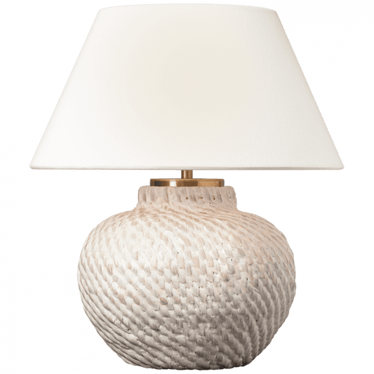 Visual Comfort Signature Avedon 11 Plaster White Rattan