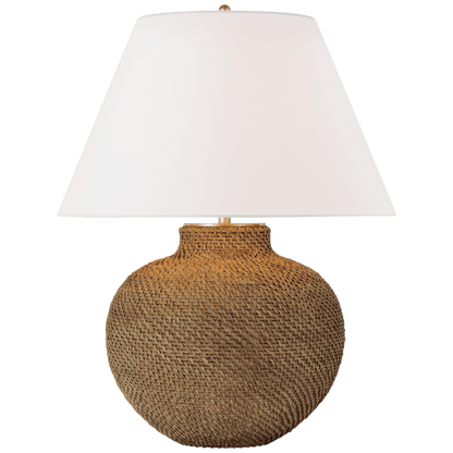Visual Comfort Signature Avedon Medium Table Lamp Natural Rattan