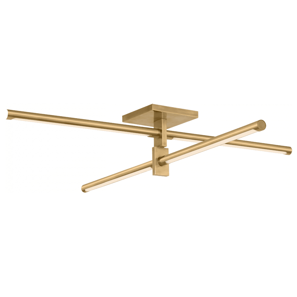 Visual Comfort Signature Axis 36 Antique-Burnished Brass