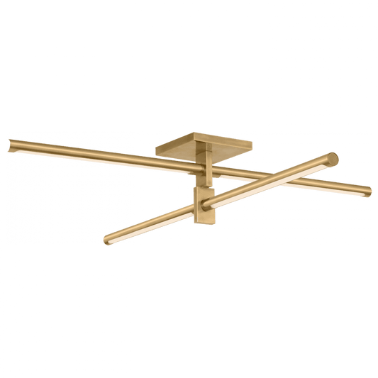 Visual Comfort Signature Axis 36 Antique-Burnished Brass